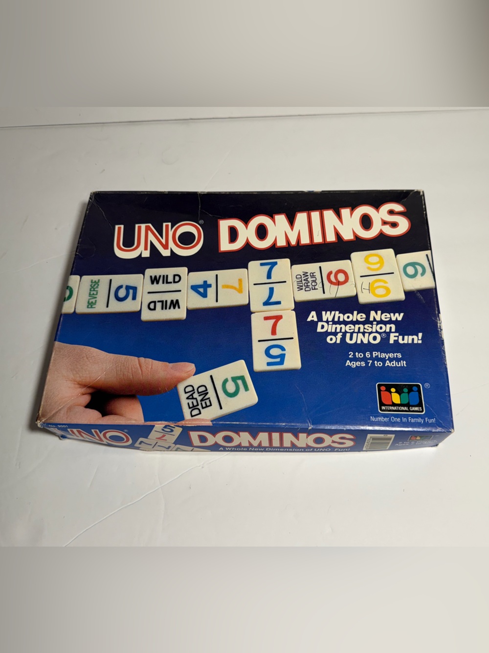 UNO Dominos Family Game - - Blue